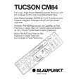 BLAUPUNKT TUCSON CM84 Owners Manual