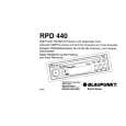 BLAUPUNKT RPD440 Owners Manual