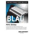 BLAUPUNKT MPA500US Service Manual