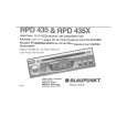BLAUPUNKT RPD435X Owners Manual