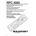 BLAUPUNKT RPC3000 Owners Manual