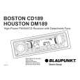 BLAUPUNKT BOSTON CD189 Owners Manual