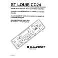 BLAUPUNKT ST LOUIS CC24 Owners Manual