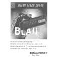 BLAUPUNKT MIAMI BEACH CD148 Owners Manual