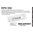 BLAUPUNKT RPD 550 Owners Manual